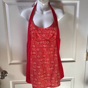 Basic Edition swimsuit size 12 one piece orange